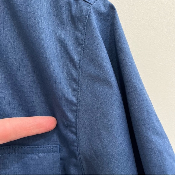 Carhartt Rugged Flex Short Sleeve Work Shirt Ripstop Button Up Mens Size Large - Picture 9 of 9